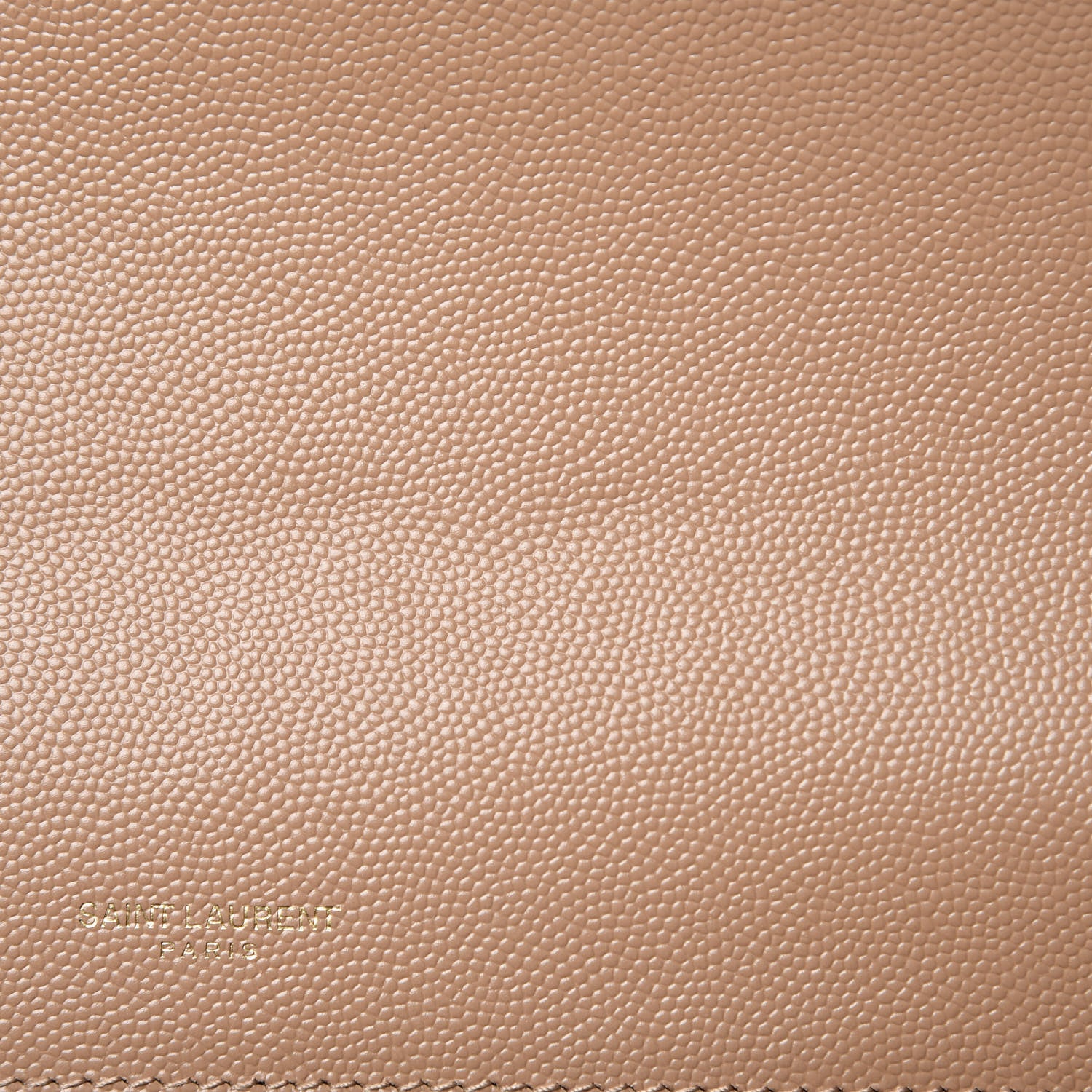 Saint Laurent Grain De Poudre Mixed Matelasse Large Triquilt Monogram Satchel Cork 10 of 10