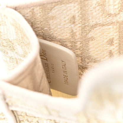 Christian Dior Oblique Mini Book Tote Gold Multicolor 6 of 9