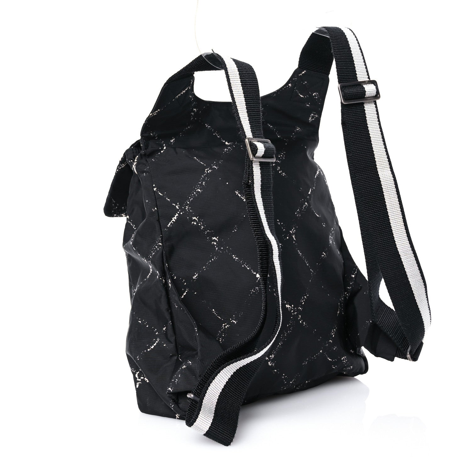Chanel Nylon Travel Backpack Black 3 of 11