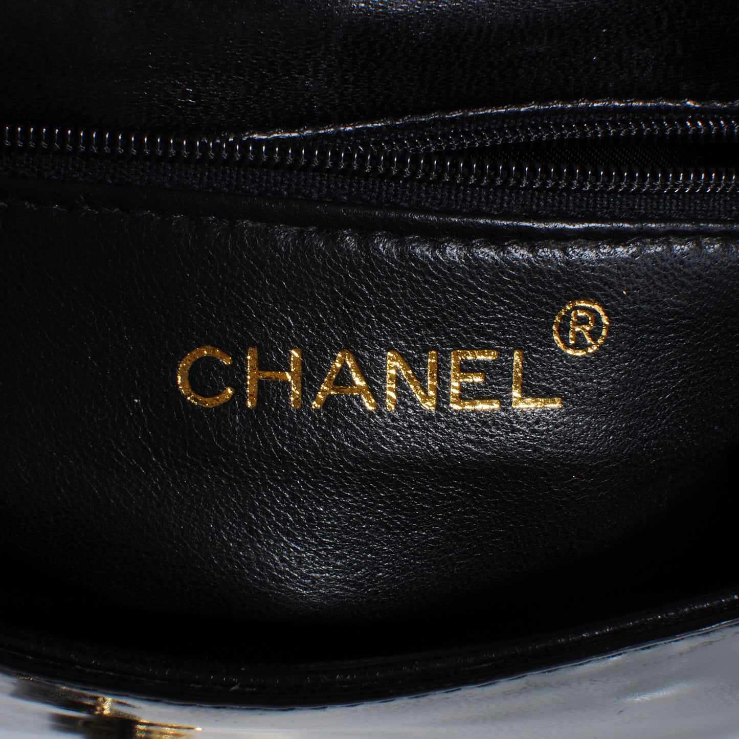 Patent Mini Flap Black