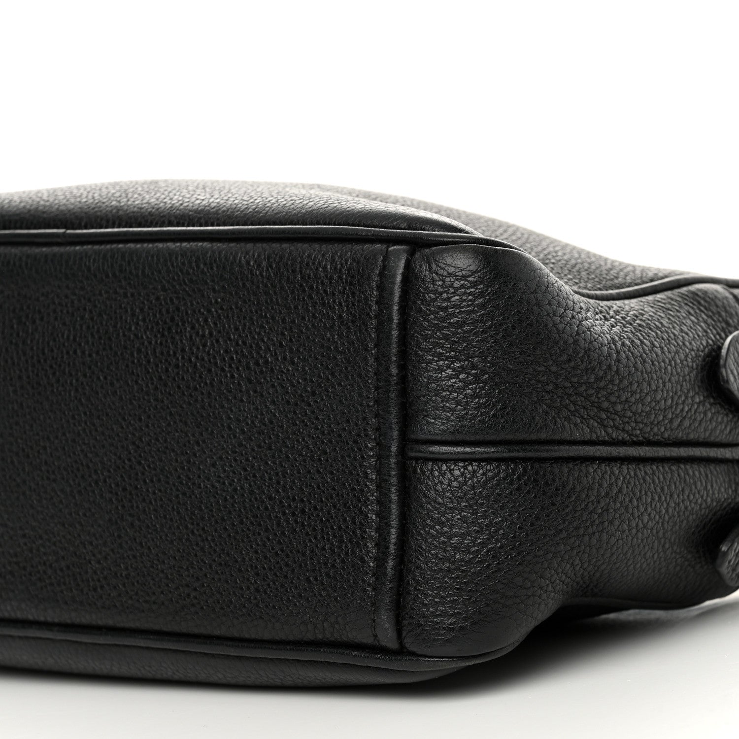 Prada Vitello Daino Medium Double Zip Shoulder Bag Black 12 of 12