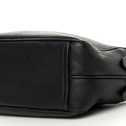 Prada Vitello Daino Medium Double Zip Shoulder Bag Black 12 of 12