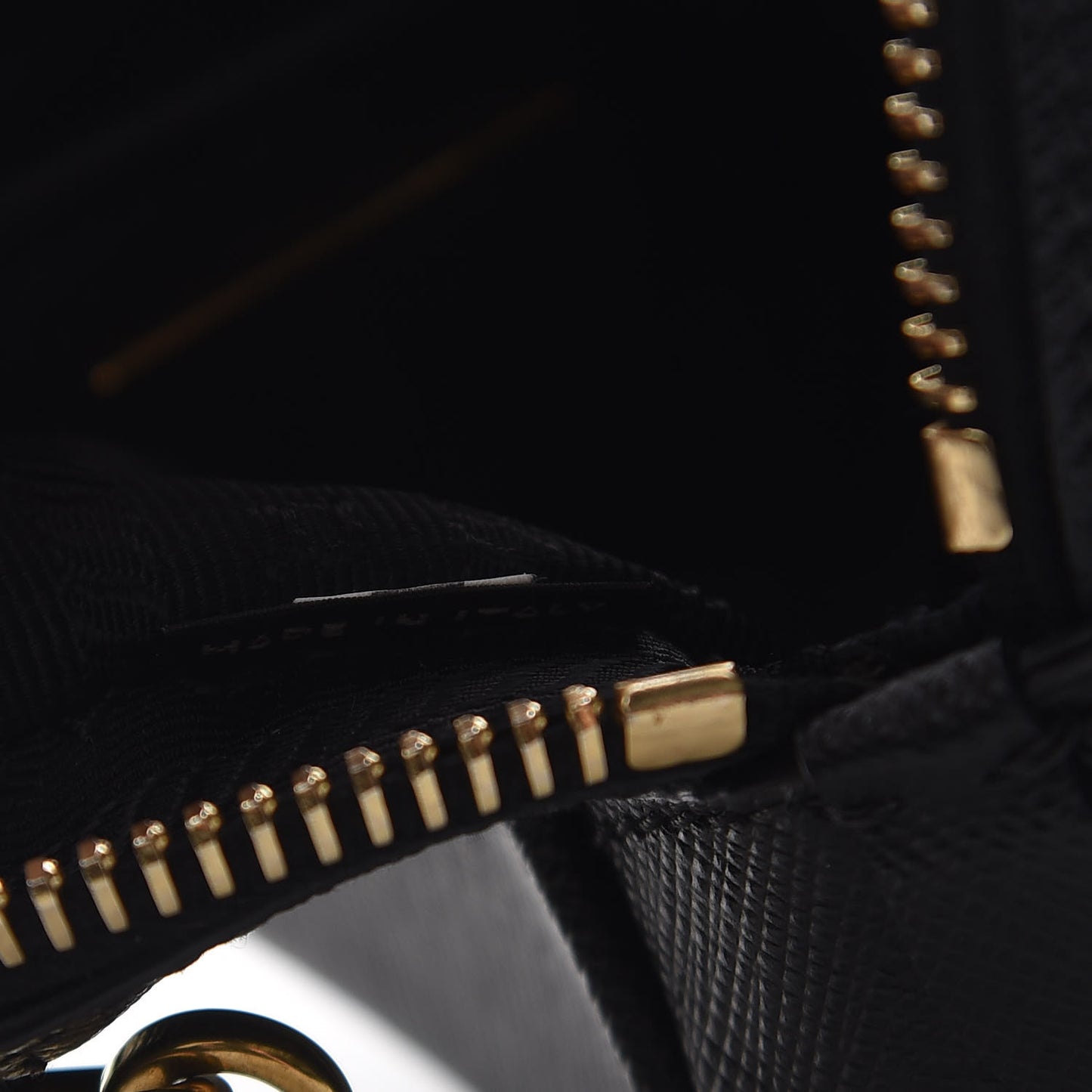 Saffiano Mini Camera Crossbody Bag Black