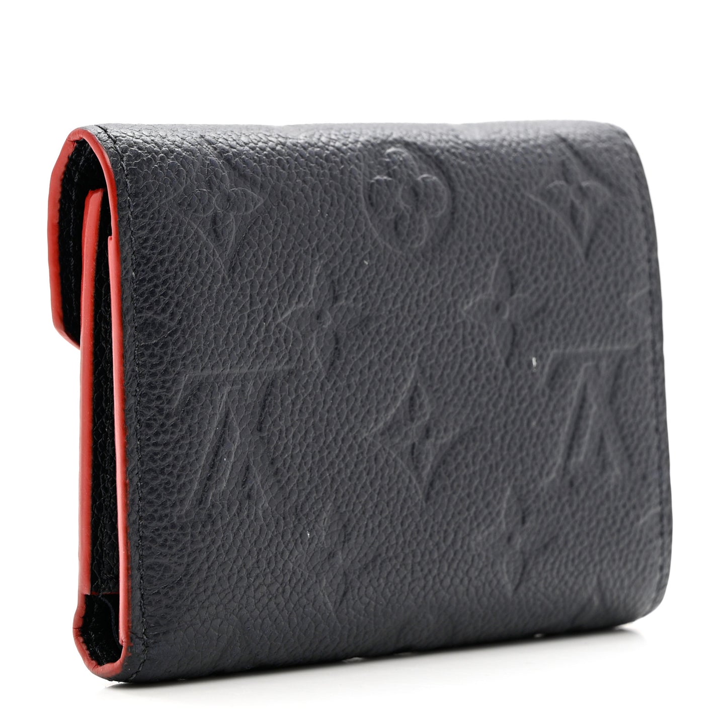 Empreinte Victorine Wallet Marine Rouge