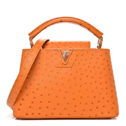 Louis Vuitton Ostrich Capucines BB Marigold 1 of 11