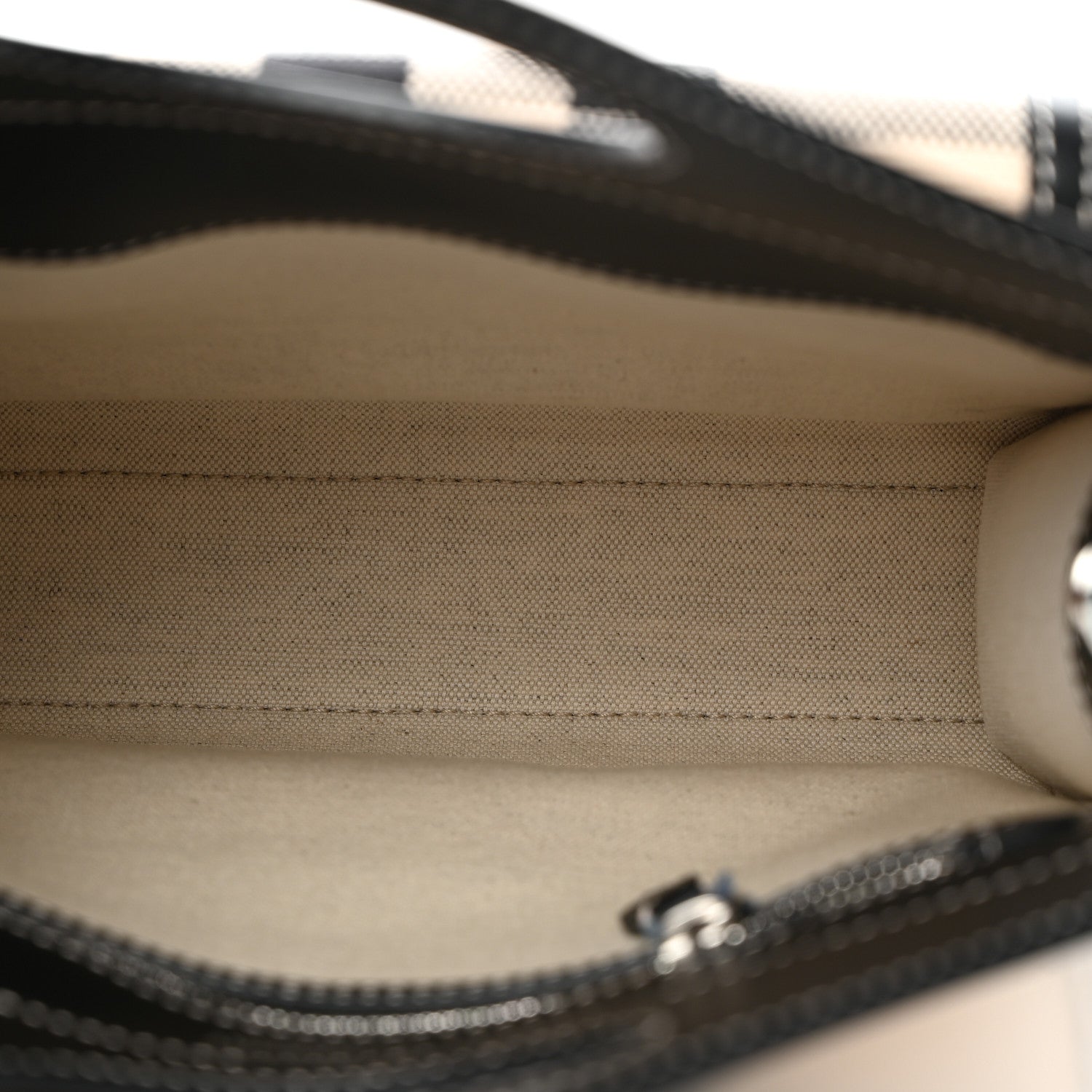 Burberry Smooth Calfskin Archive Canvas Check Mini Pocket Bag Butter Beige Black 5 of 11