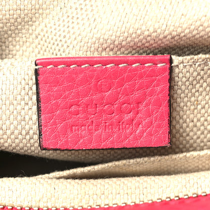 Gucci Pebbled Calfskin Small Soho Disco Bag Fuchsia 6 of 12