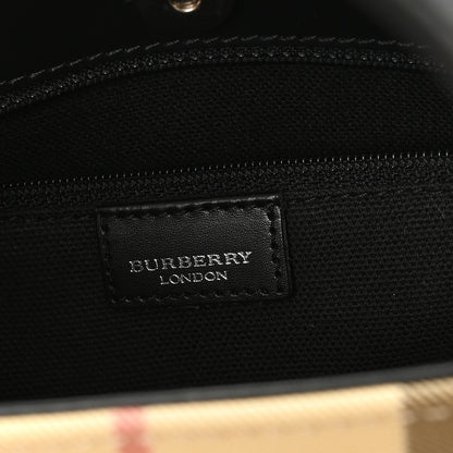 Burberry House Check Regent Tote Black 5 of 10