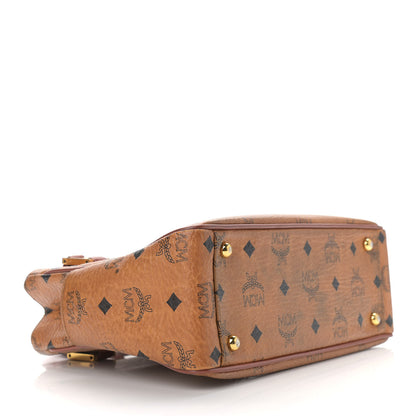 MCM Visetos Small Tote Cognac 5 of 16