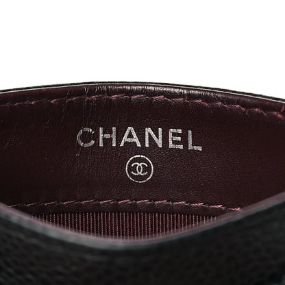 Chanel Caviar Quilted Card Holder Black 6 of 9