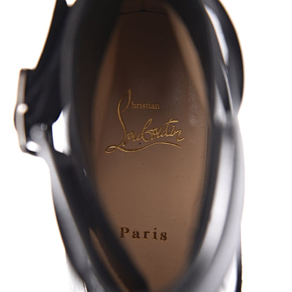 Christian Louboutin Calfskin Trapeurdekoi 70 Ankle Boots 38 Black 7 of 8