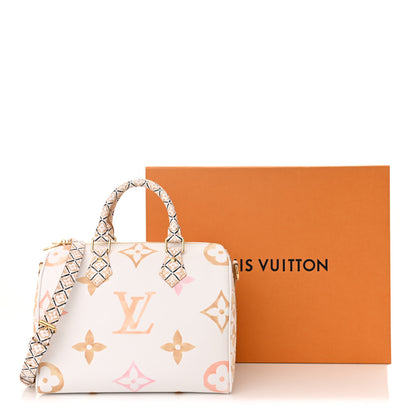 Louis Vuitton Monogram Giant By The Pool 2.0 Speedy Bandouliere 25 Beige 10 of 10