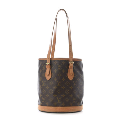 Louis Vuitton Monogram Petit Bucket 23 1 of 11
