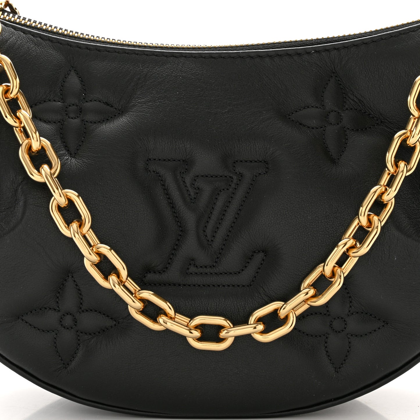 Calfskin Bubblegram Over The Moon Black