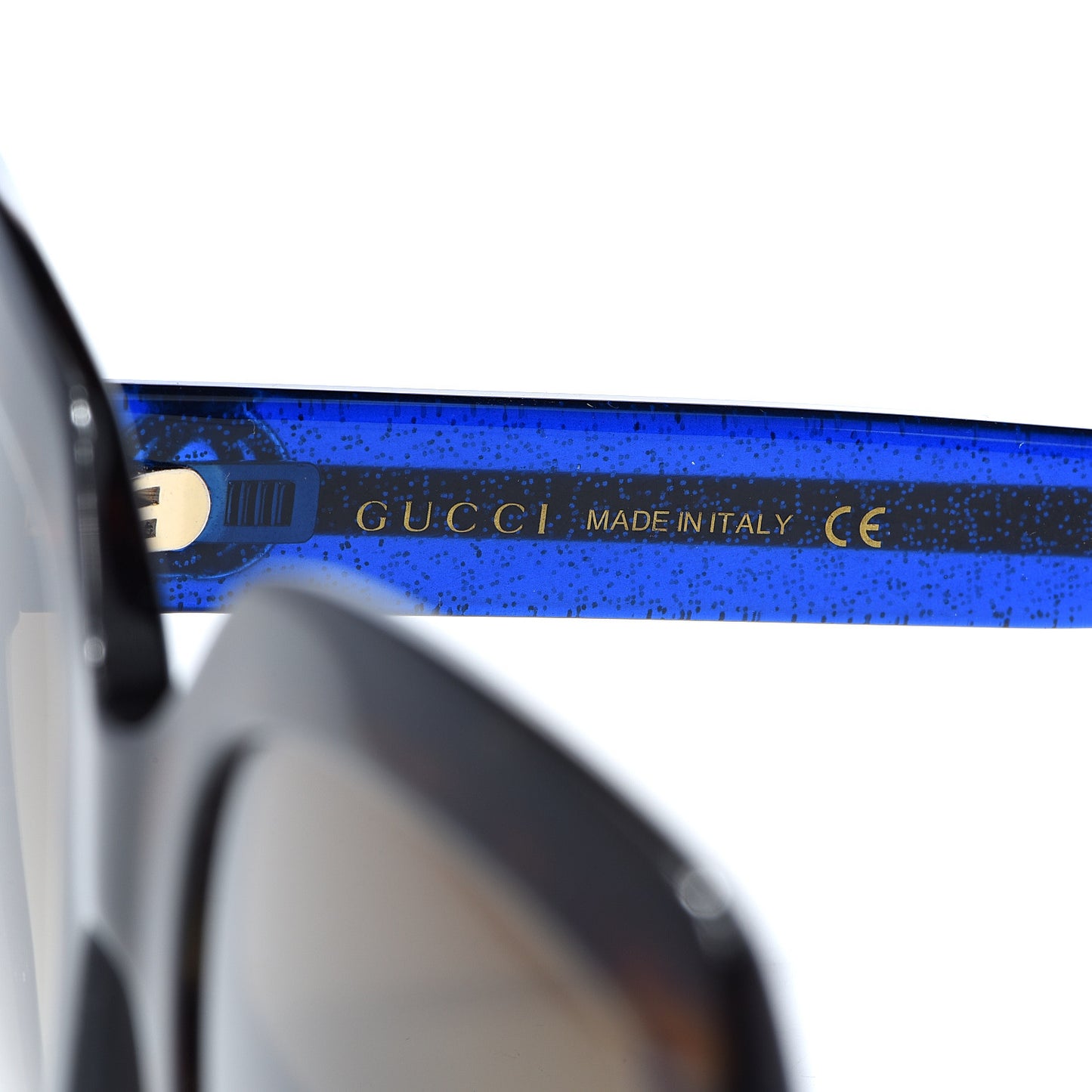 Oversize Square Web GG 0036S Sunglasses Tortoise