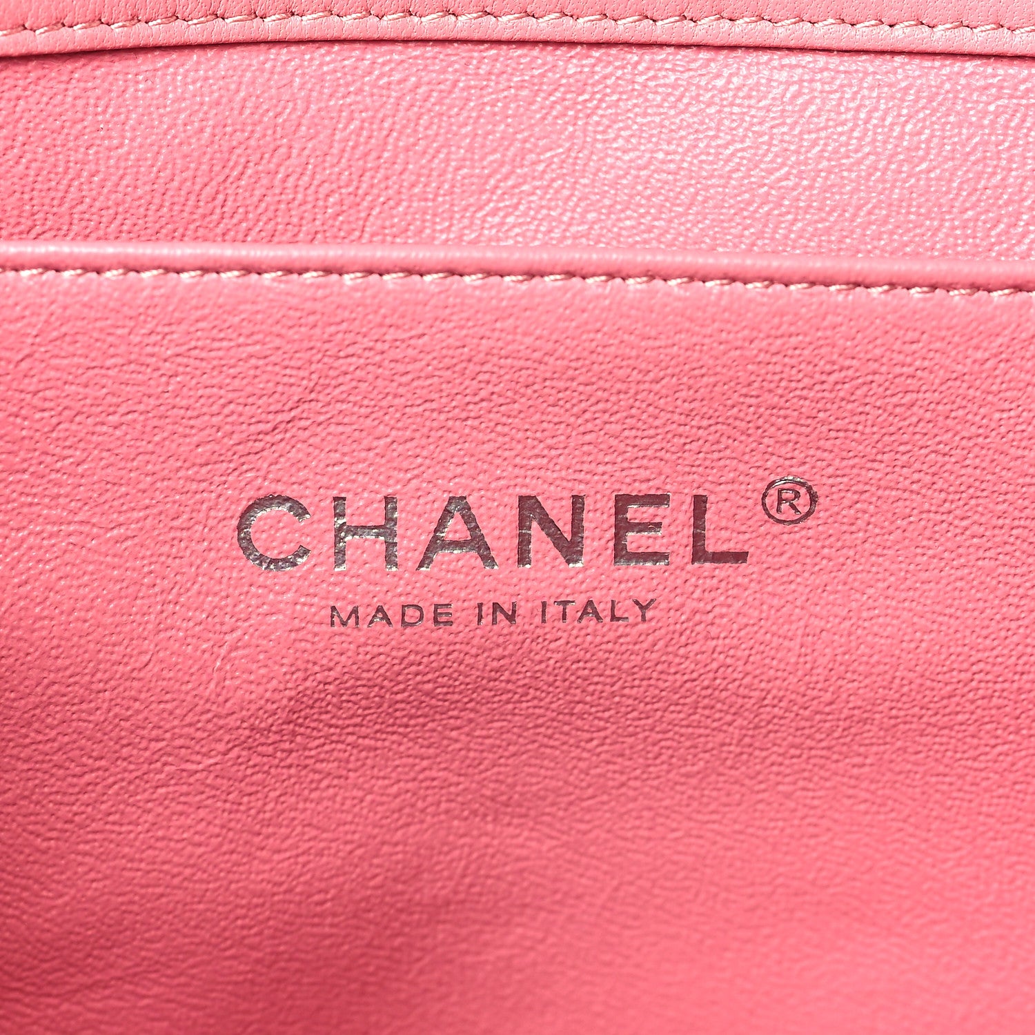 Chanel Lambskin Quilted Clutch with Chain Flap Pink 6 of 9