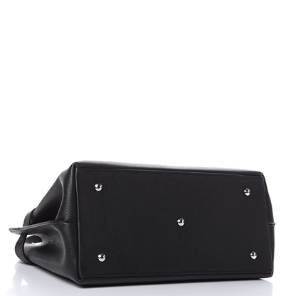 Louis Vuitton Calfskin Lockme Day Black 4 of 8
