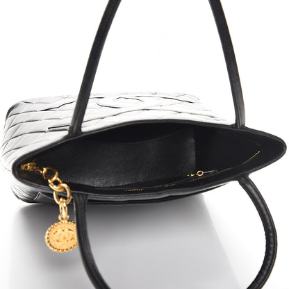 Chanel Lambskin Quilted Medallion Tote Black 5 of 15