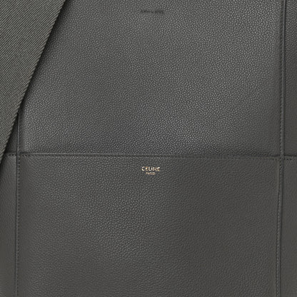 Celine Soft Grained Calfskin Sangle Bucket Bag Grey 9 of 16