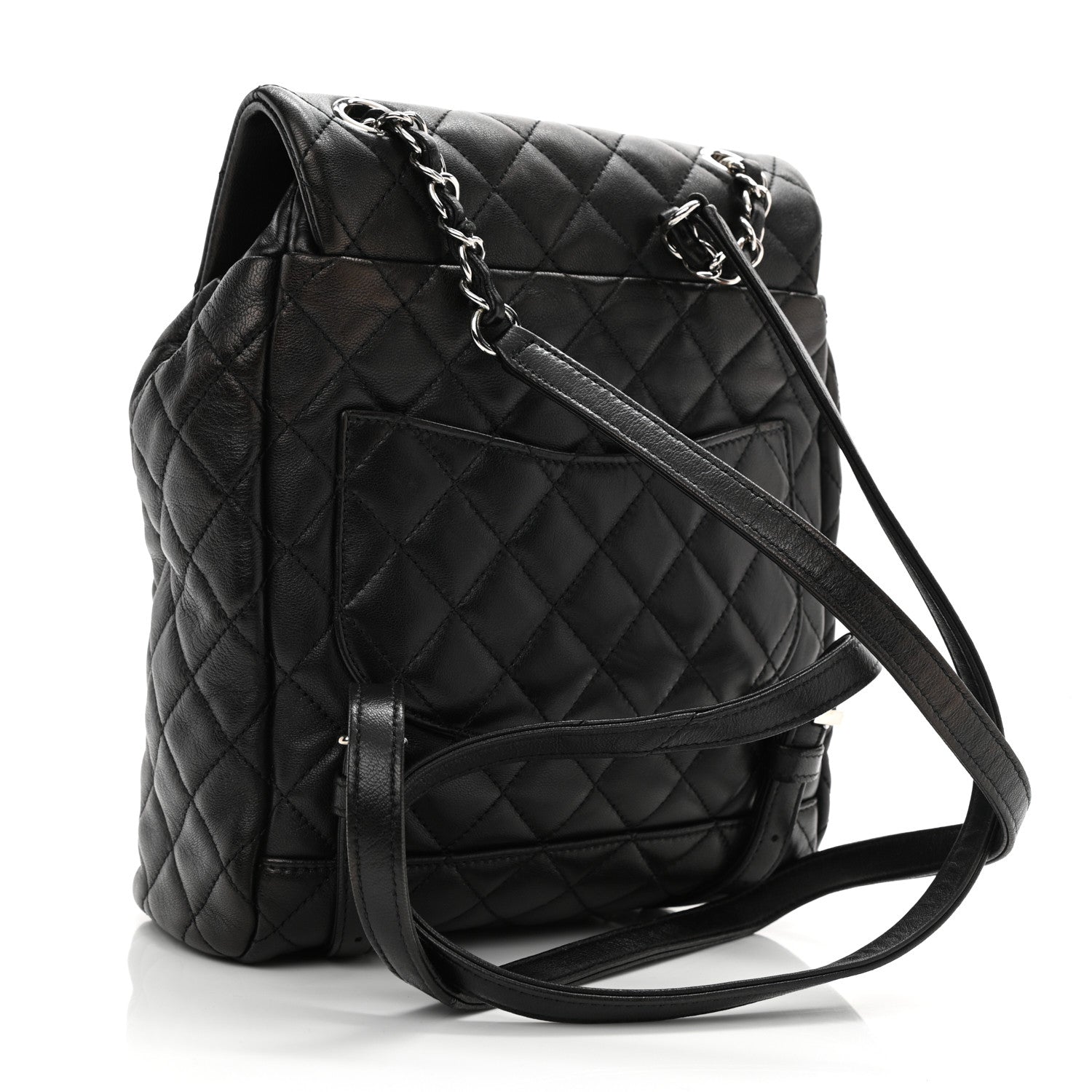 Chanel Calfskin Quilted Small Urban Spirit Backpack Black 3 of 11