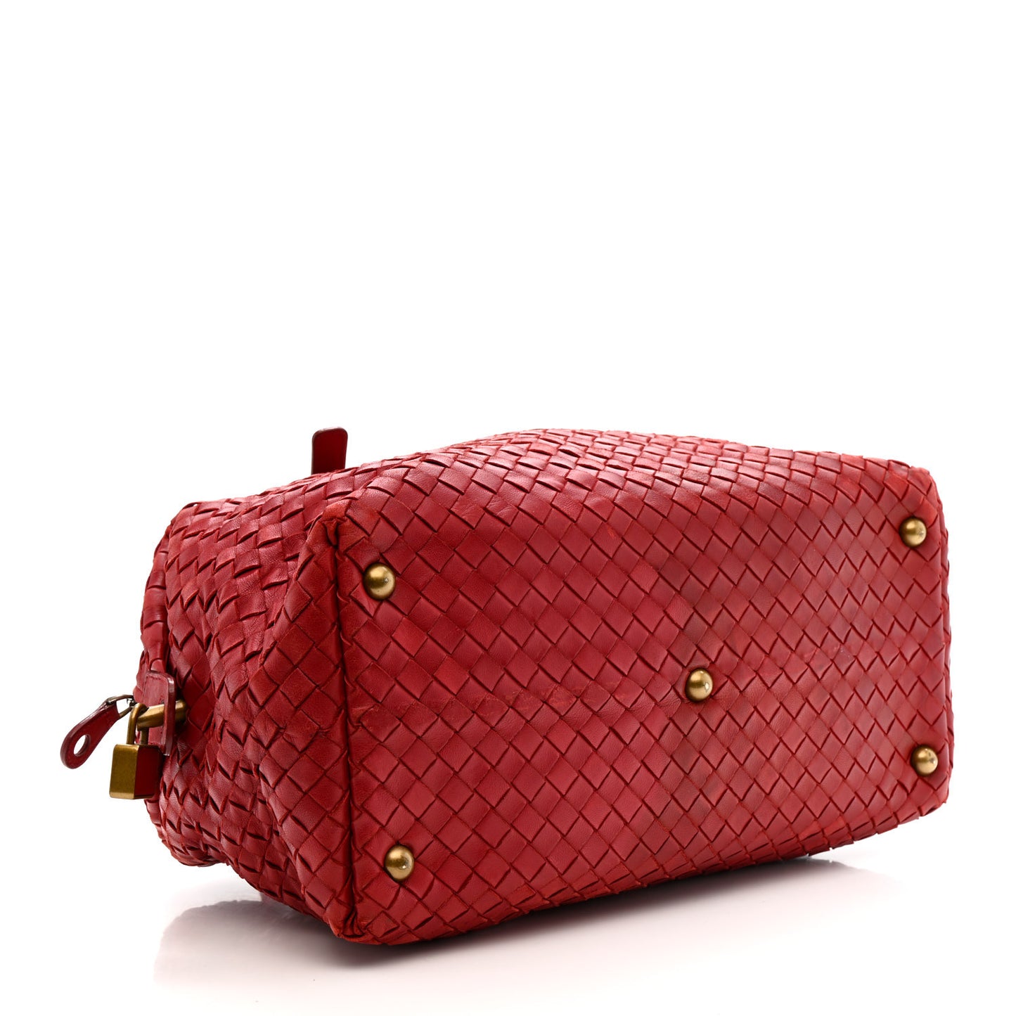 Nappa Intrecciato Montaigne Bag Red