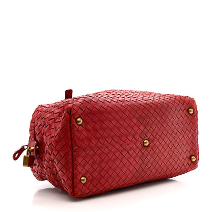 Bottega Veneta Nappa Intrecciato Montaigne Bag Red 5 of 22