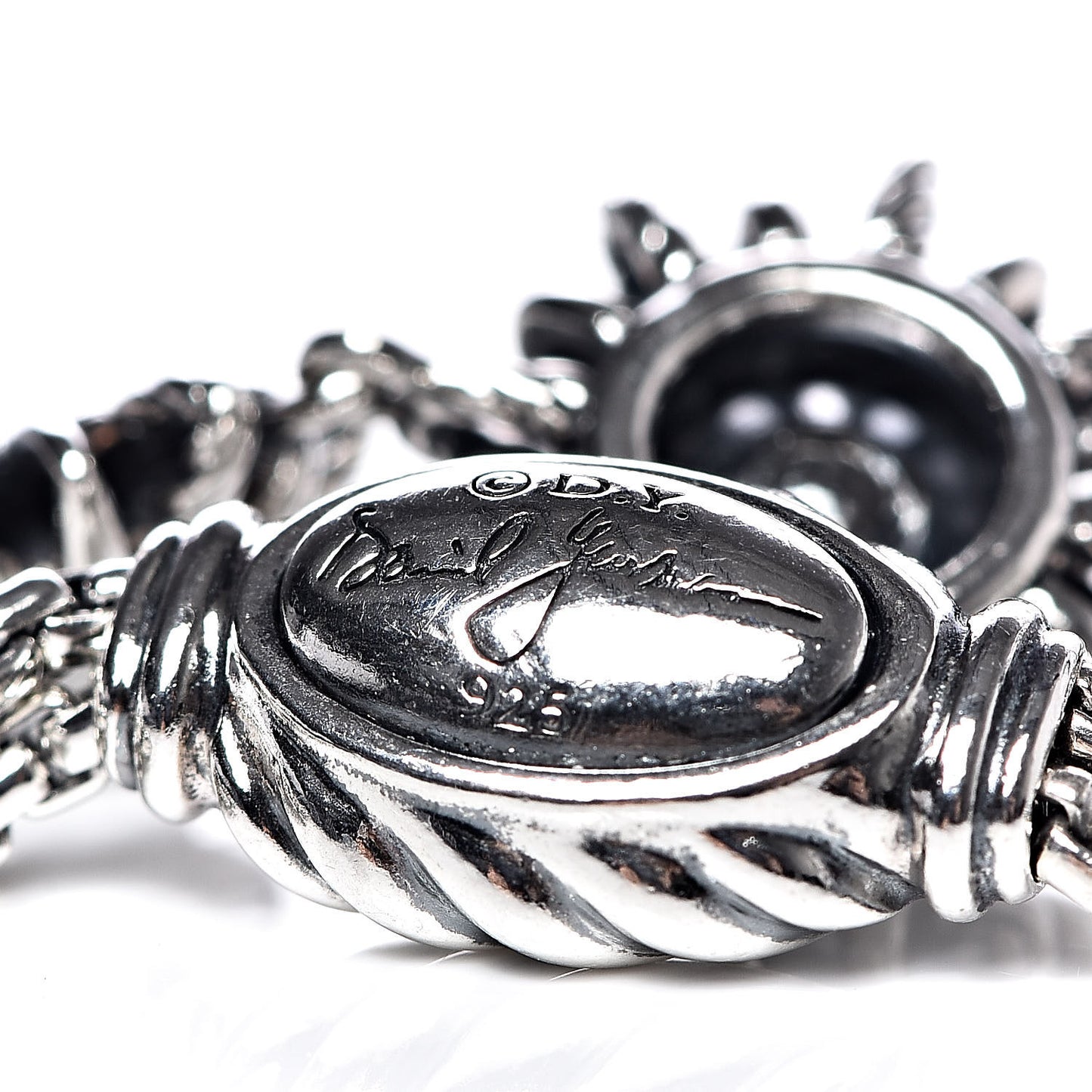 Sterling Silver Pearl Starburst Bracelet