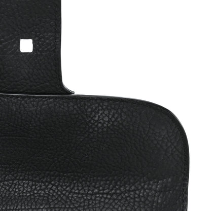 Delvaux Crispy Calfskin Tribal Stitch Mini Brillant Satchel Black Bronze 14 of 19