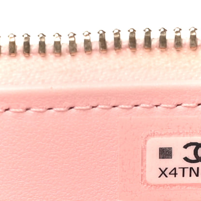 Chanel Caviar Quilted Top Handle Vanity With Chain Light Pink 7 of 12