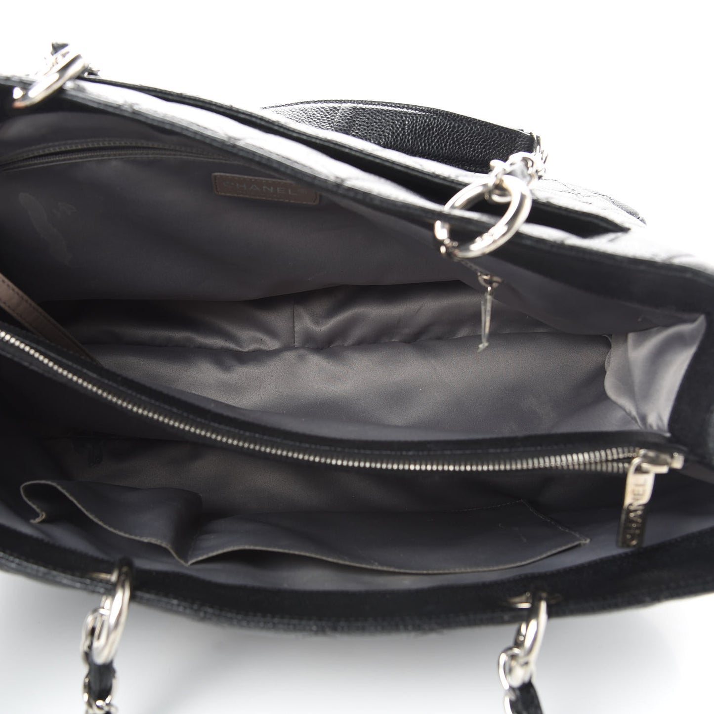 Caviar Quilted XL Grand Shopping Tote GST Black