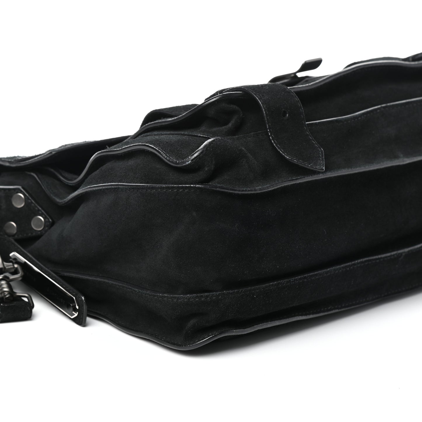 Suede Medium PS1 Satchel Black
