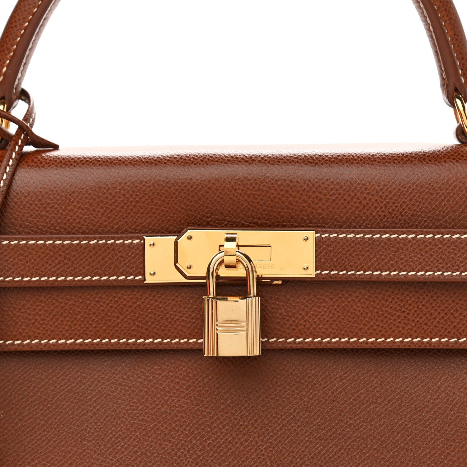 Hermes Courchevel Kelly Sellier 32 Gold 8 of 14