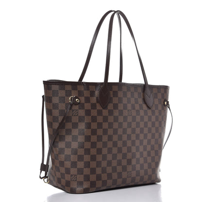 Louis Vuitton Damier Ebene Neo Neverfull MM Rose Ballerine 3 of 12