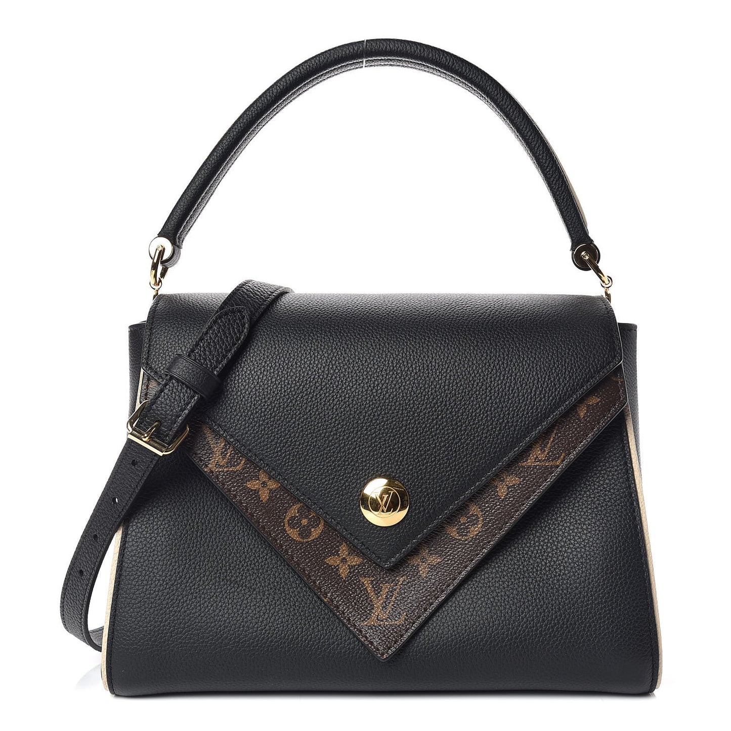 Monogram Double V Black