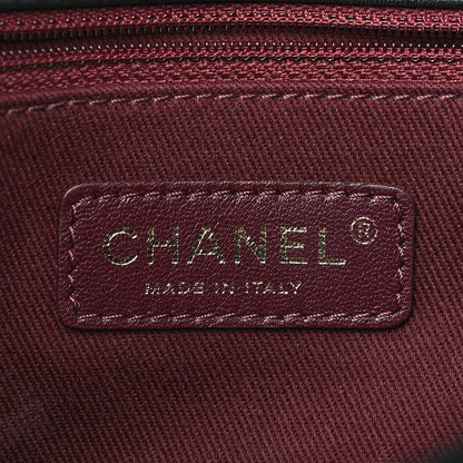 Chanel Glazed Calfskin Quilted Medium Perfect Edge Flap Black 6 of 11
