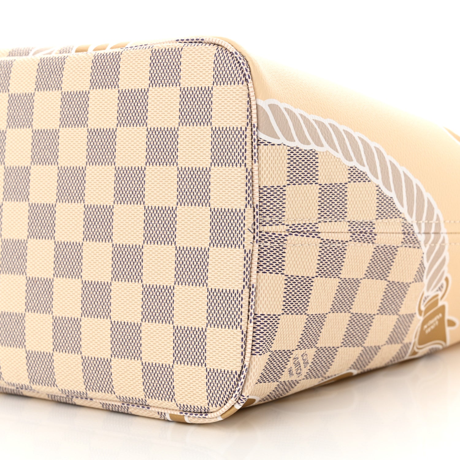 Louis Vuitton Damier Azur Nautical Neverfull MM 10 of 10