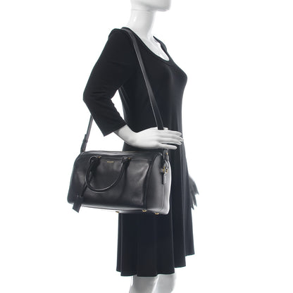 Saint Laurent Calfskin Classic Duffle 6 Black 5 of 36