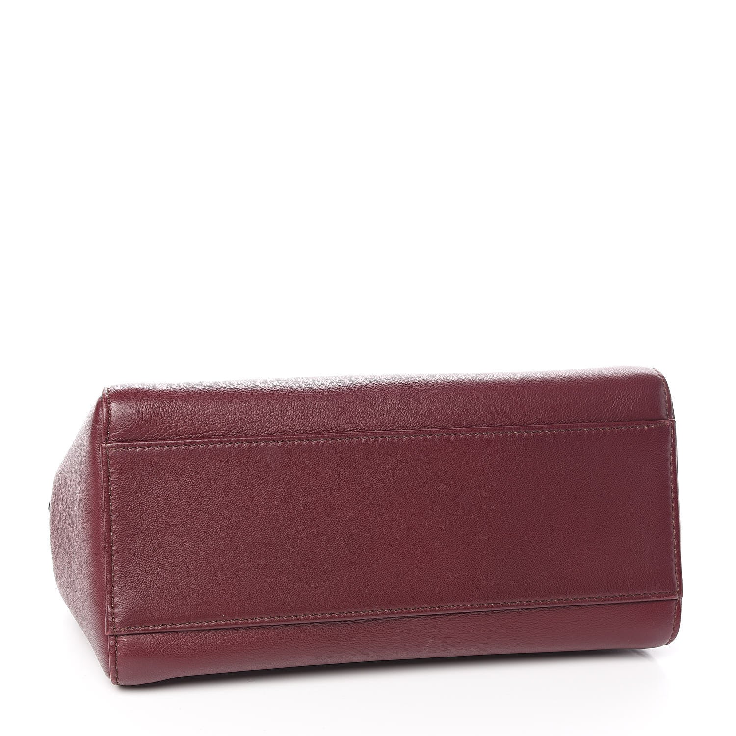 Fendi Nappa Mini Peekaboo Iconic Satchel Bordeaux 4 of 15