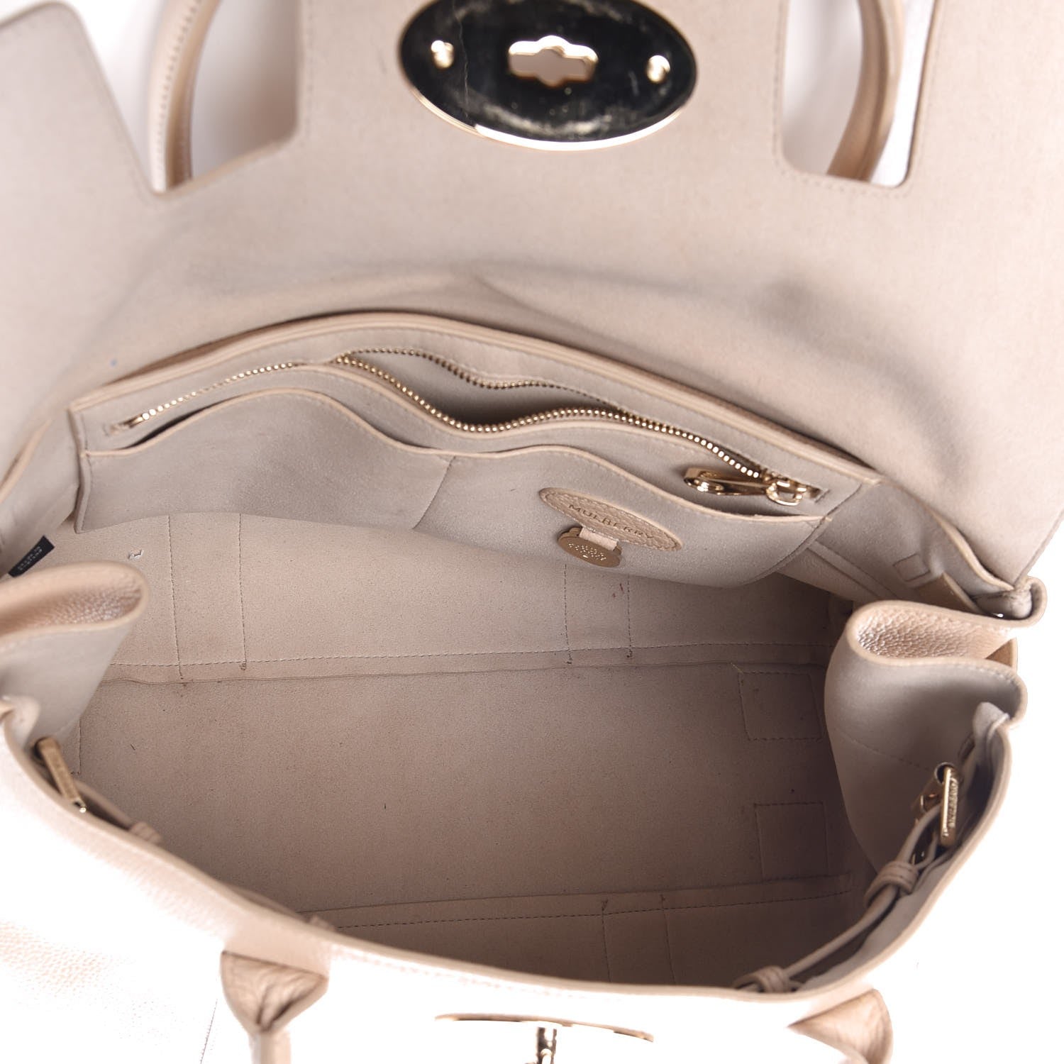 Mulberry Small Classic Grain Bayswater Buttercream 5 of 23