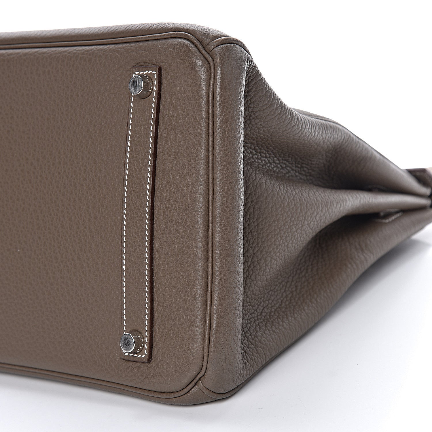 Hermes Taurillon Clemence Birkin 35 Etoupe 36 of 38