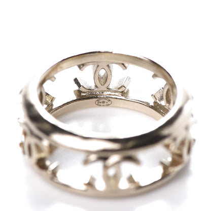 Chanel Metal Chain CC Ring 6 Golden 4 of 5