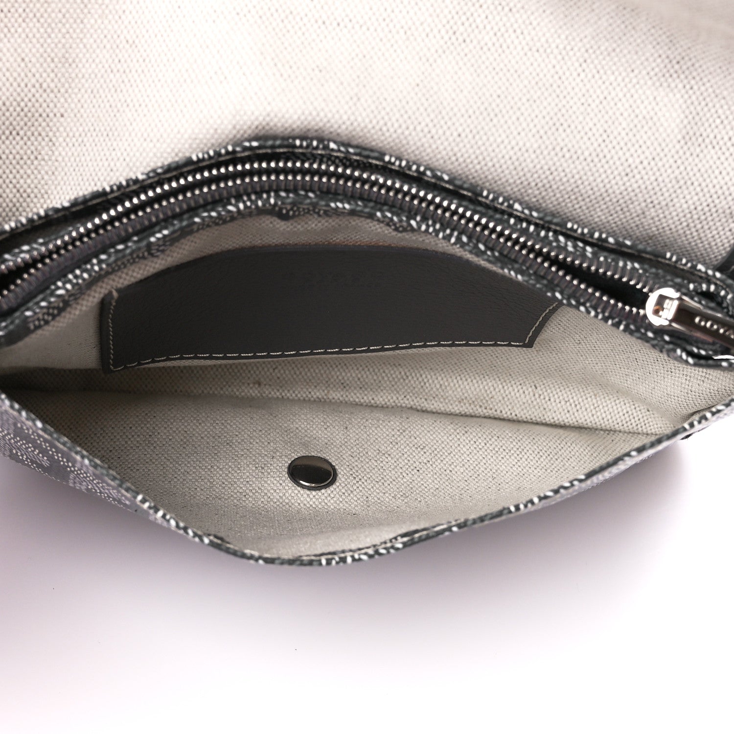 Goyard Goyardine Plumet Wallet Clutch Grey 7 of 12