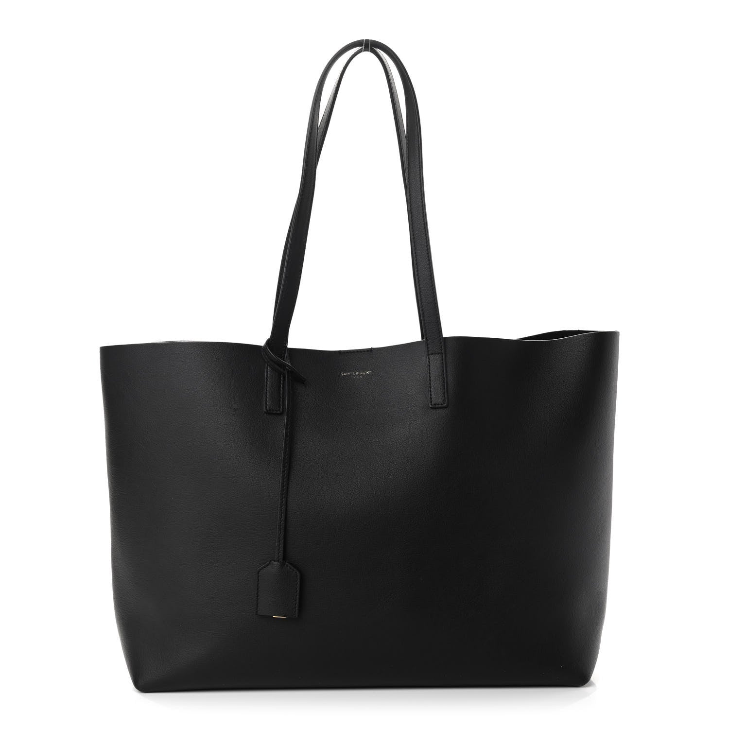 Saint Laurent Calfskin Large Shopping Tote Black 3 of 11