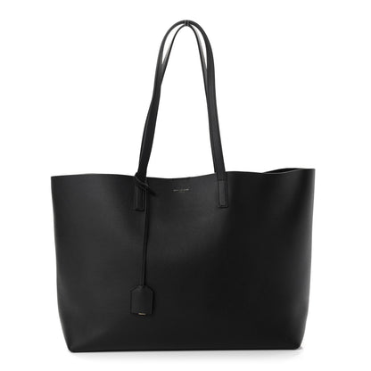 Saint Laurent Calfskin Large Shopping Tote Black 3 of 11