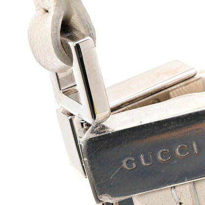 Gucci Calfskin Horsebit Slim Shoulder Bag White 11 of 11