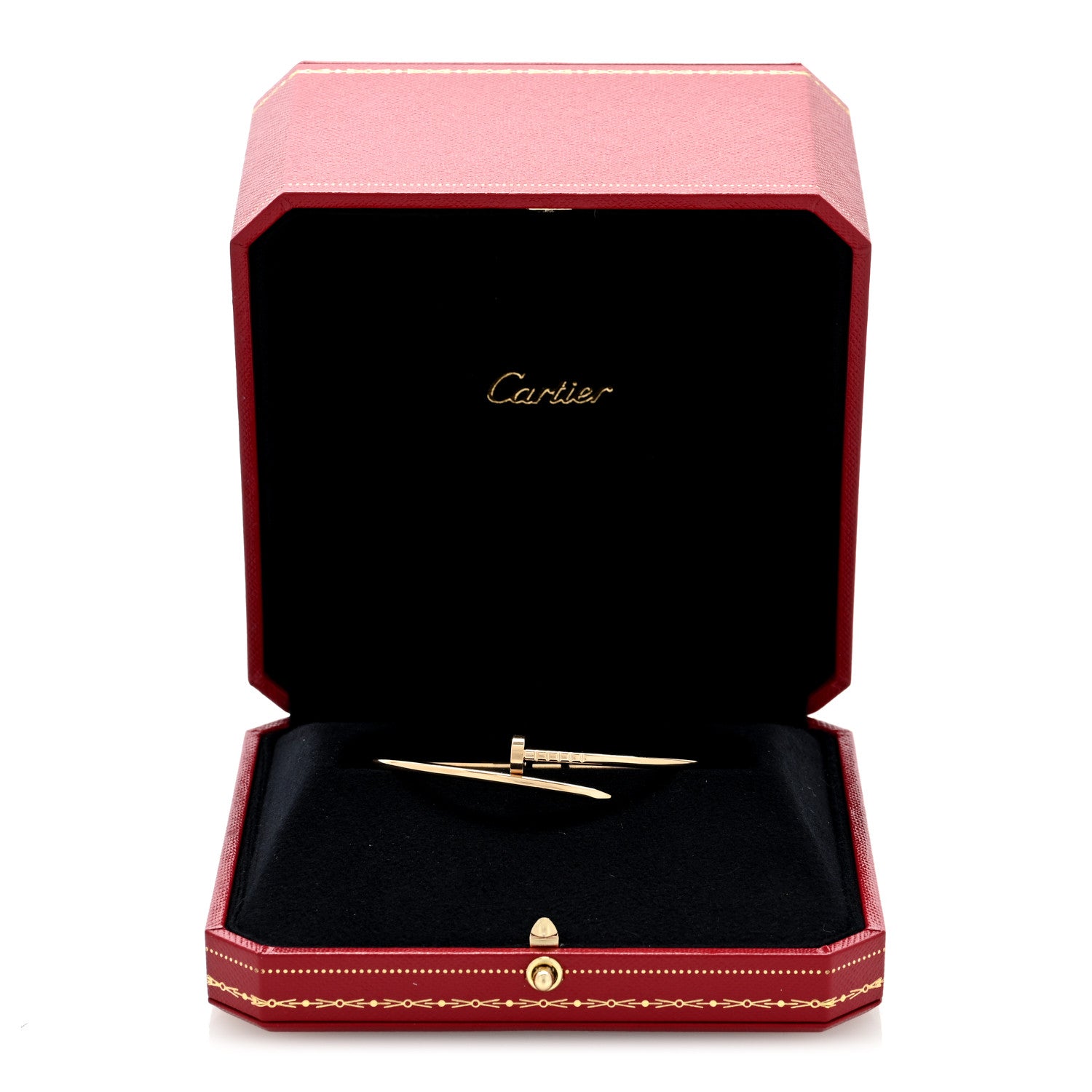 Cartier 18K Yellow Gold Small Juste Un Clou Bracelet 17 4 of 4