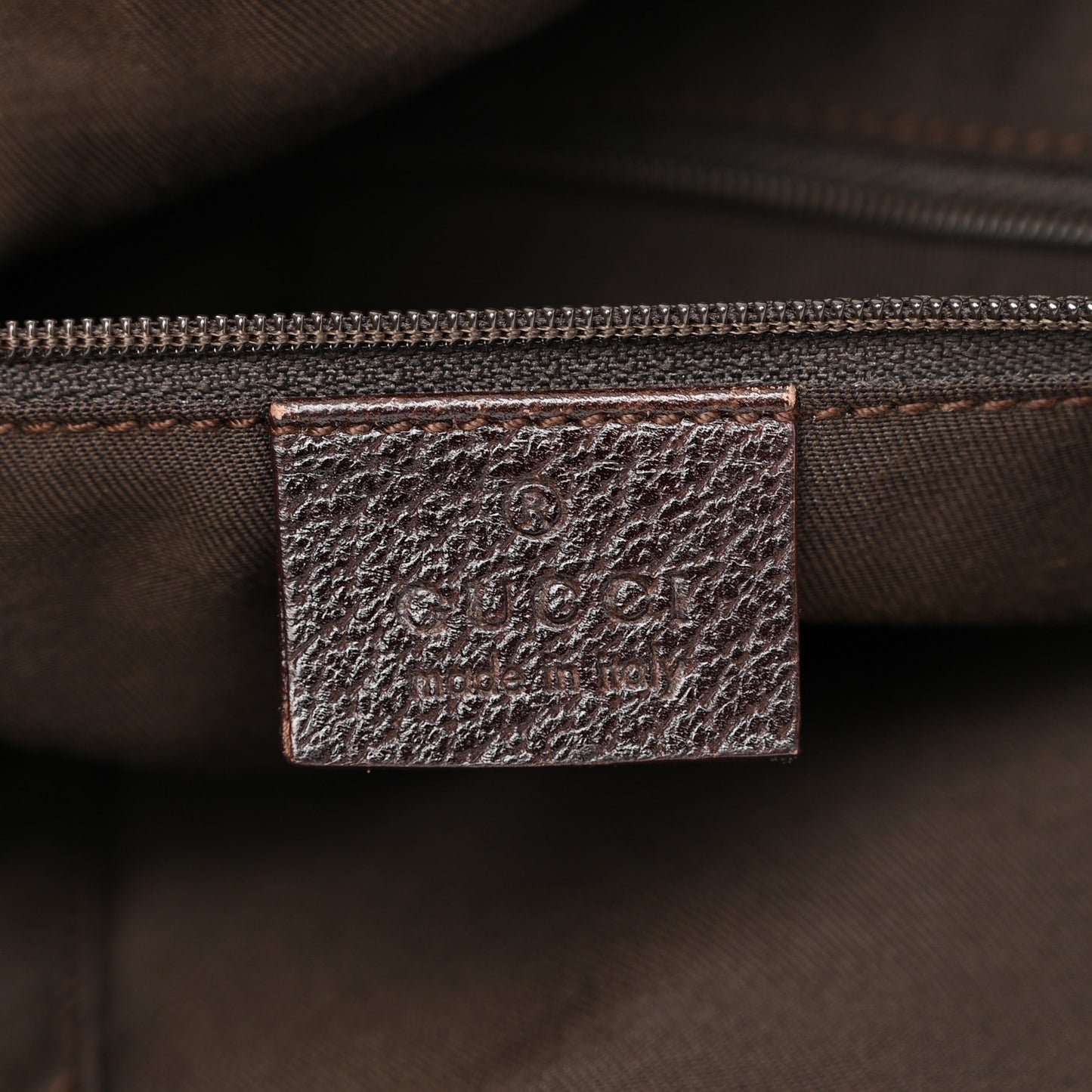 Monogram Large Abbey Tote Dark Brown