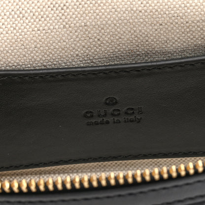Gucci Calfskin GG Matelasse Mini Top Handle Bag Black 6 of 9