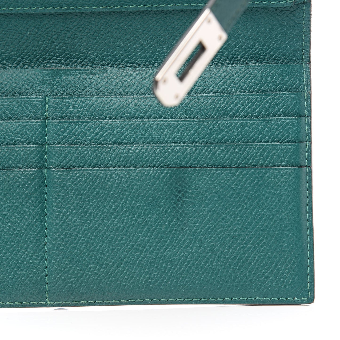 Epsom Kelly Longue Wallet Malachite