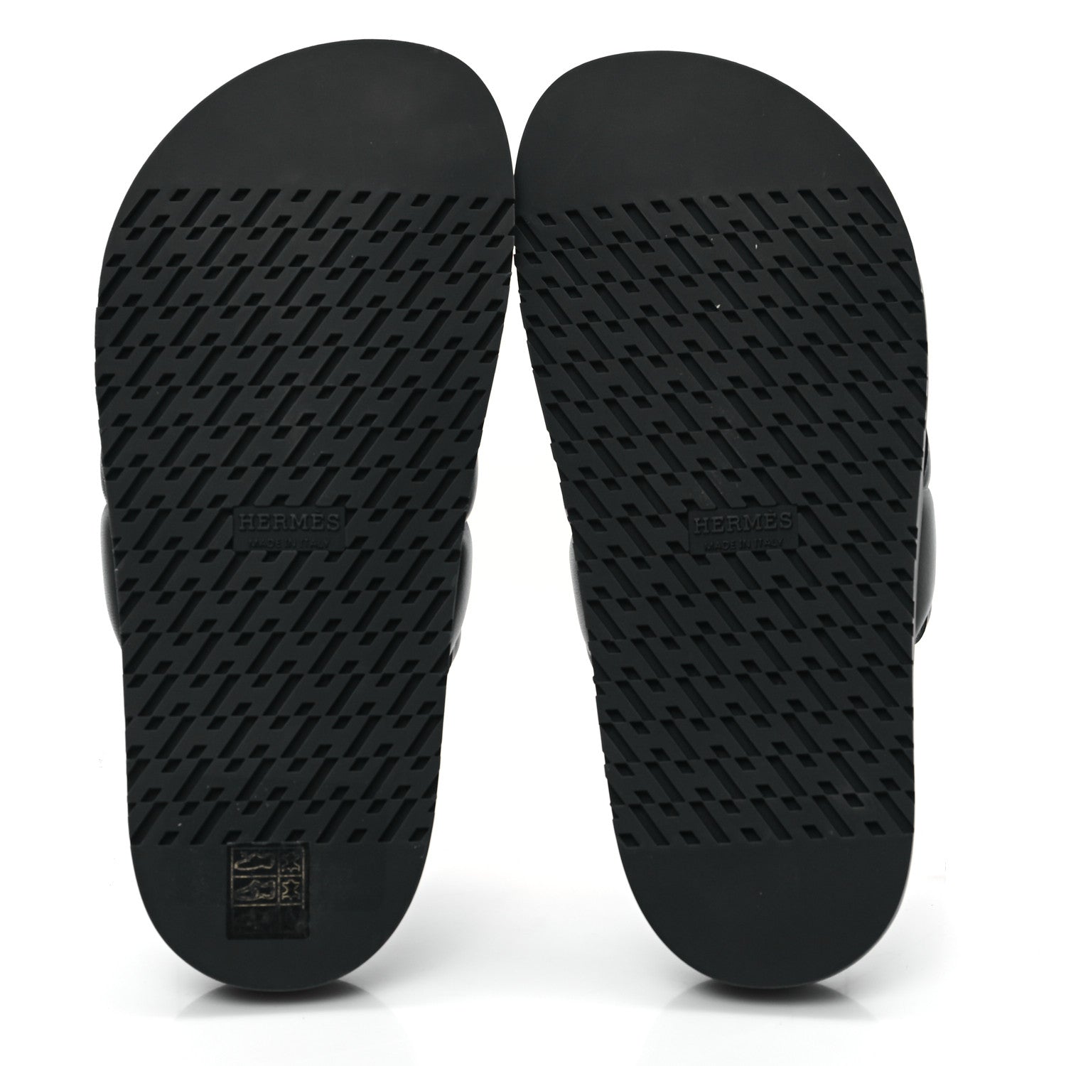 Hermes Nappa Extra Sandals 37 Black 5 of 9